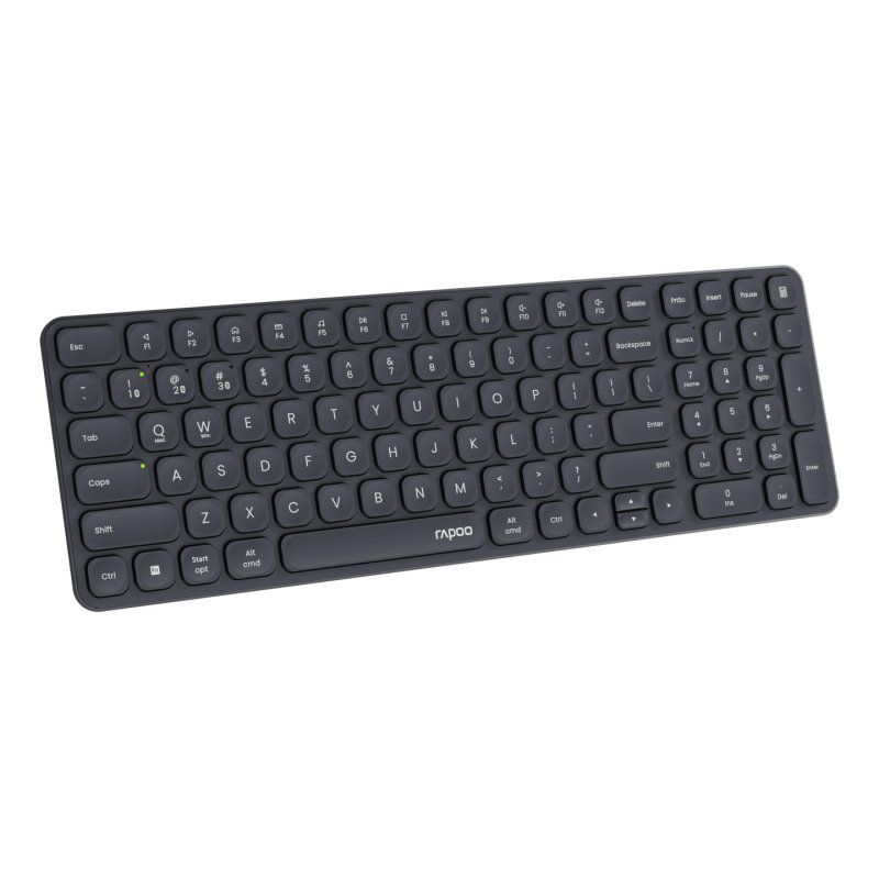 Rapoo E9310M clavier Bureau RF sans fil Bluetooth QWERTZ Allemand Noir