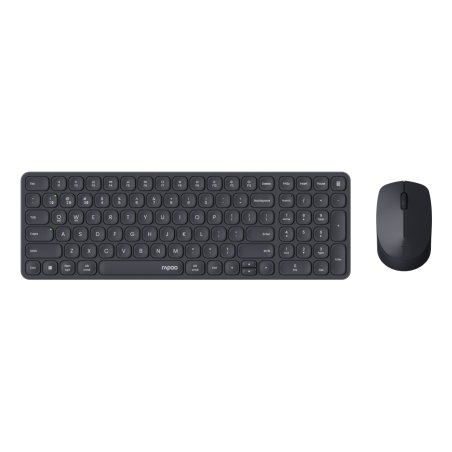 Rapoo 9310M keyboard Mouse included Office RF Wireless Bluetooth Black