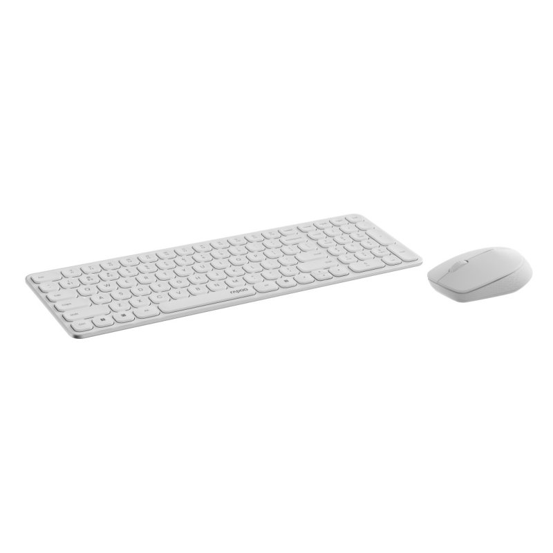 Rapoo 9310M clavier Souris incluse Bureau RF sans fil Bluetooth Blanc