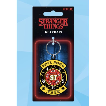 STRANGER THINGS - Porte-clés 3D 'Spinner'