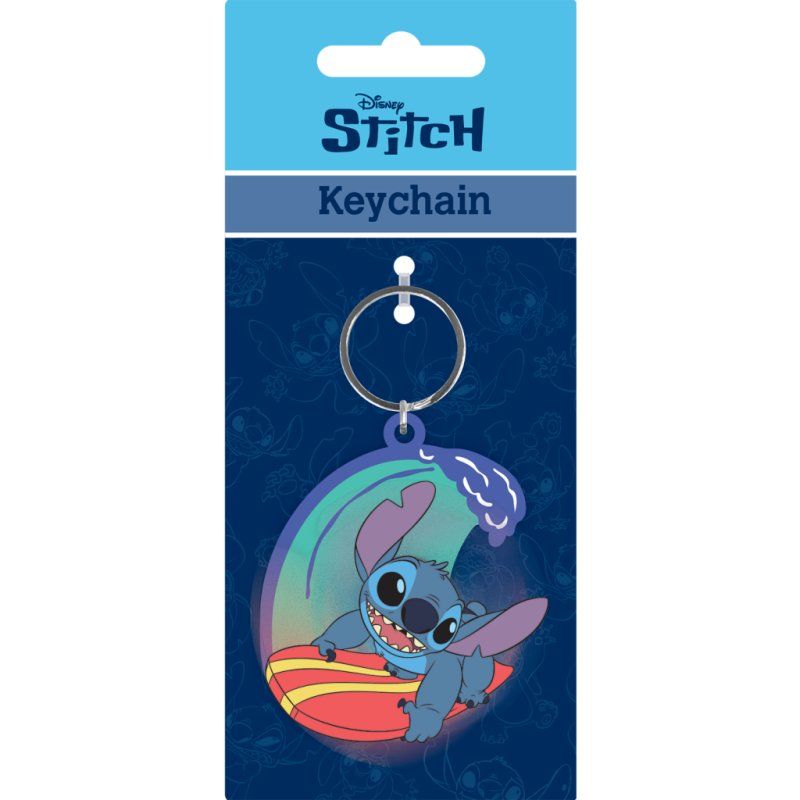 STITCH - Surf - Porte-clés 3D 'Spinner'