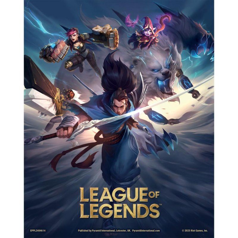 LEAGUE OF LEGENDS - Poster lenticulaire 3D (Encadré) '26x20cm'