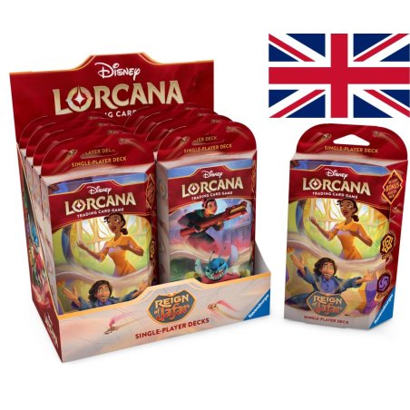 DISNEY - Lorcana - Trading Cards Boite de 8 Starters Chapitre 8 - EN