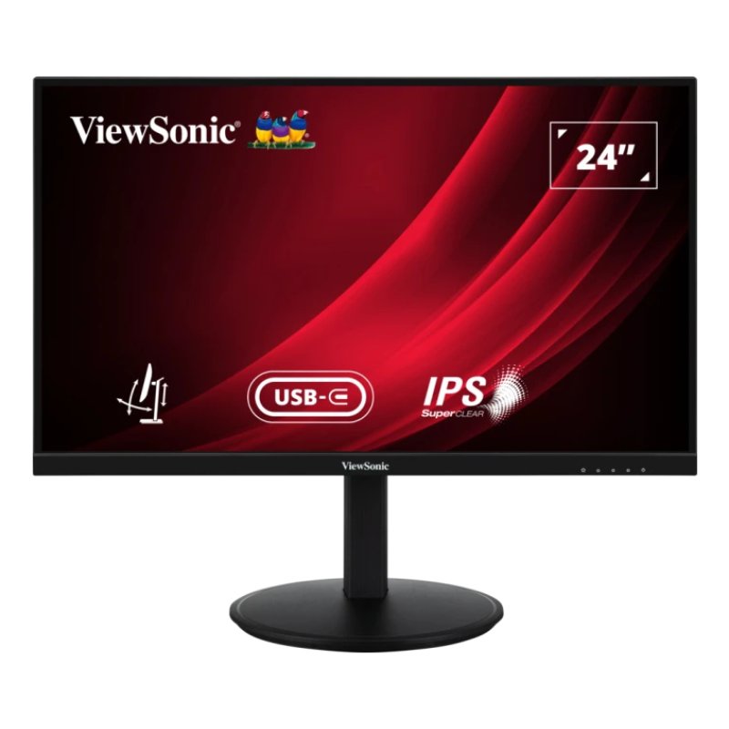 Viewsonic VG Series VG2409-MHDU-2 computer monitor 60.5 cm (23.8") 1920 x 1080 pixels Full HD LED Black