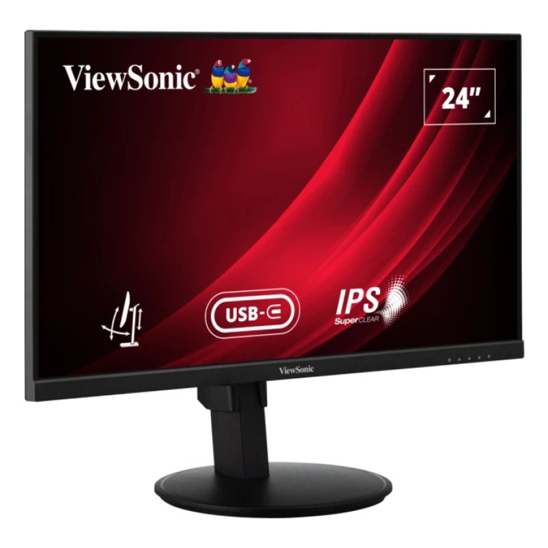 Viewsonic VG Series VG2409-MHDU-2 computer monitor 60.5 cm (23.8") 1920 x 1080 pixels Full HD LED Black