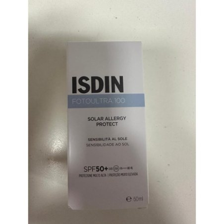 ISDIN FotoUltra Solar Allergy Fusion Fluid SPF 50 Sunscreen Very High Protection for Sun Allergic Skin