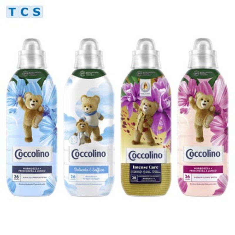 COCCOLINO Concentrated Softener 26 Washes - 4 Fragrance Notes