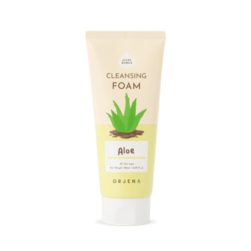 ORJENA Smile Day Aloe Cleansing Foam for Face Korean Skincare Deep Perfect Cleansing