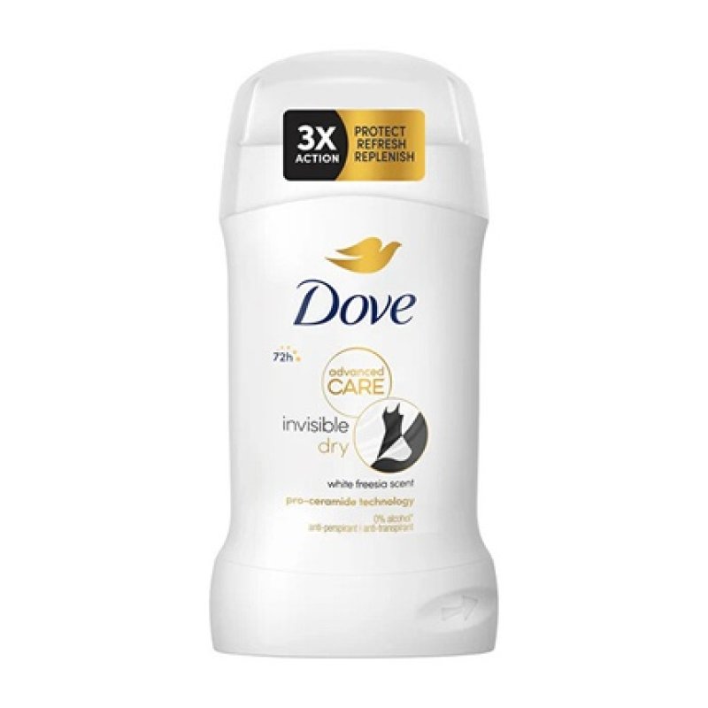 Dove Solid Antiperspirant Advanced Care Invisible Dry 50 Ml