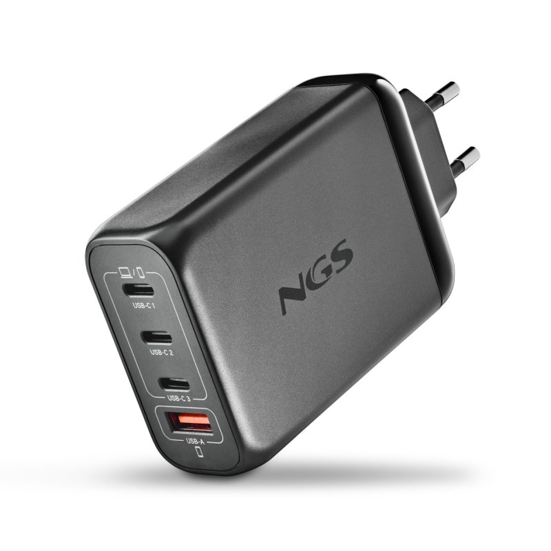 Chargeur secteur NGS Bud 3x USB-C 1x USB-A 140W (Noir)