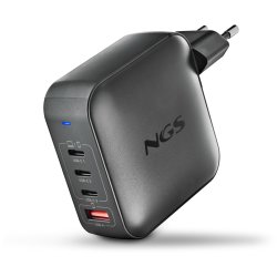 Chargeur secteur NGS Bud 3x USB-C 1x USB-A 165W (Noir)