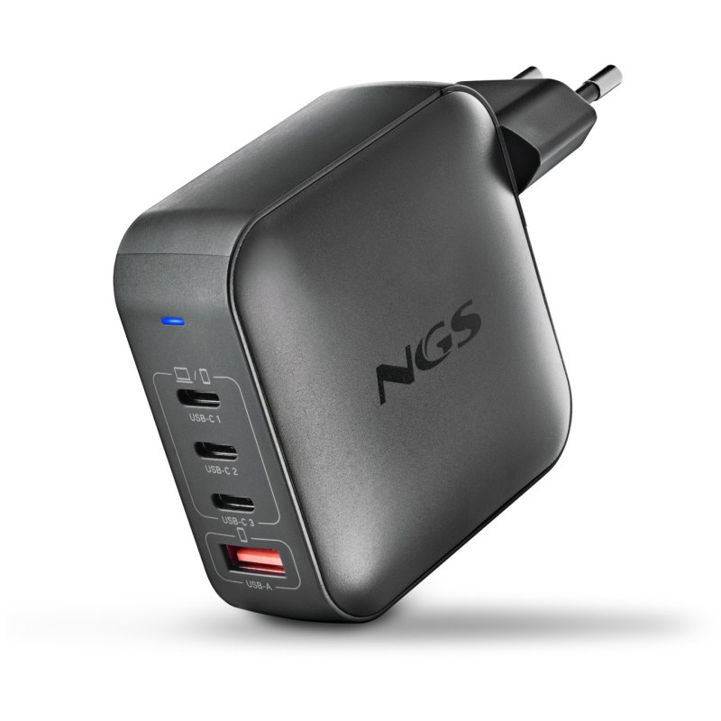 NGS BUD 165W Universal Black AC Fast charging Indoor