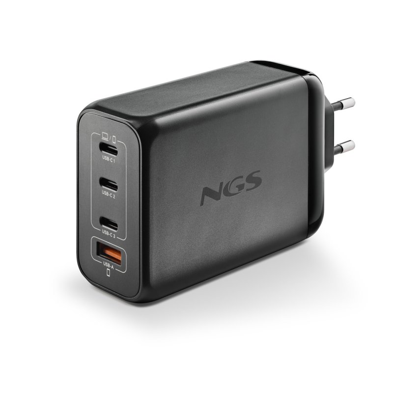 Chargeur secteur NGS Bud 3x USB-C 1x USB-A 240W (Noir)