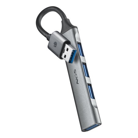 NGS IHUB4 MICRO USB 3.2 Gen 1 (3.1 Gen 1) Type-A 5000 Mbit/s Argent