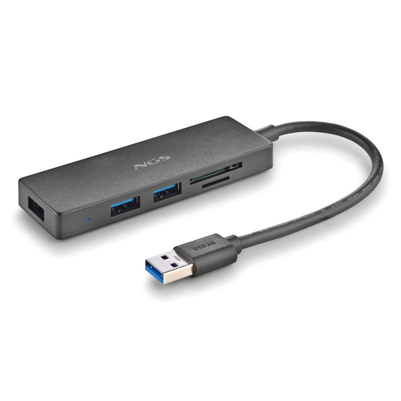 NGS IHUB READER USB 3.2 Gen 1 (3.1 Gen 1) Type-A 5000 Mbit/s Black