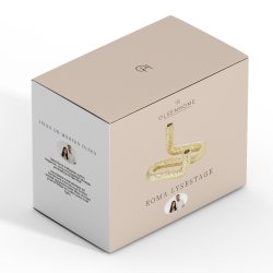 Olsen Home - Roma Candle Holder - Golden