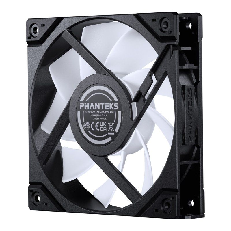 PHANTEKS M25 Gen2 PWM D-RGB Lüfter - 120mm, schwarz