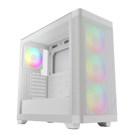 Boitier Moyen Tour ATX Gamdias Athena M3 RGB avec panneau vitré (Blanc)