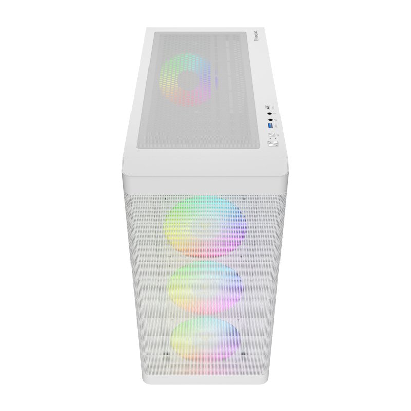 Boitier Moyen Tour ATX Gamdias Athena M3 RGB avec panneau vitré (Blanc)