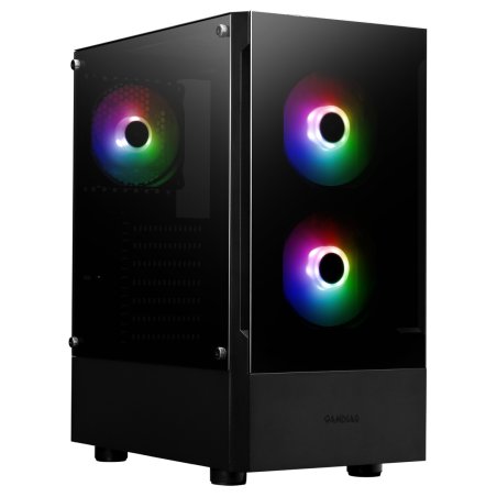 Boitier Moyen Tour ATX Gamdias Argus E3 v2 RGB avec panneau vitré (Noir)