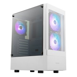 Boitier Moyen Tour ATX Gamdias Talos E3 Mesh RGB avec panneaux vitrés (Blanc)