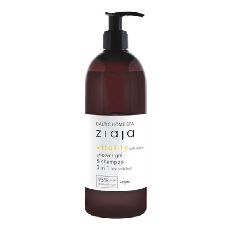 Ziaja Baltic Home Spa Vitality Shower Gel and Shampoo 3 in 1