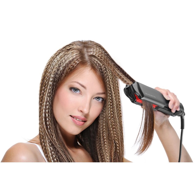 Valera 647.02 brosse soufflante et fer à lisser Fer texturisant Noir, Rouge 3 m