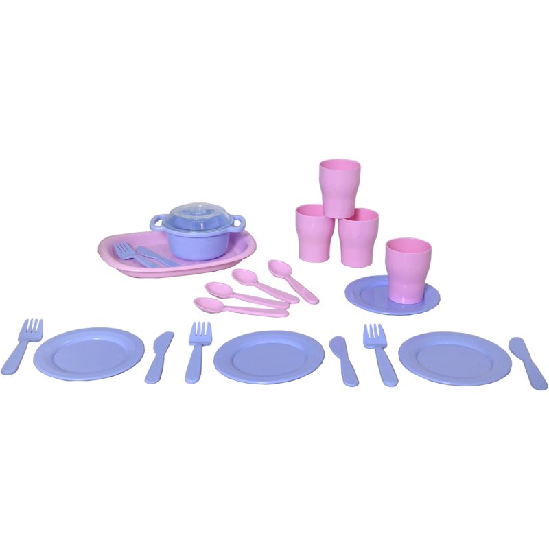 PLASTO - Dinner set - 23 parts (2901000ROS)