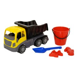PLASTO - Truck and sand toys - 5 parts (1512000)