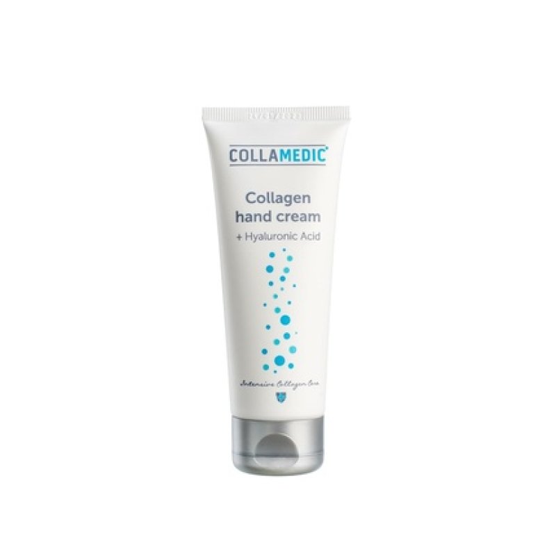 Pure Bioactive Marine Collagen and Hyaluronic Acid Hand Cream Moisturizing Lotion for Hands Fingers Cuticles Nails