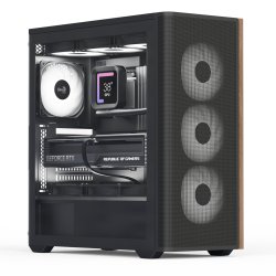 D501A-G-BK-v2 (schwarz/holz)