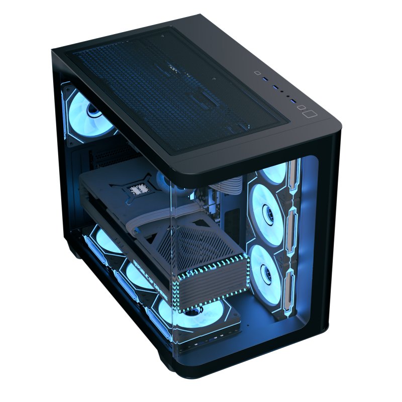 P500C-G-BK-v1 (schwarz, Tempered Glass x 3)