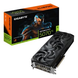 GIGABYTE GeForce RTX 5070 Ti WINDFORCE SFF 16G Graphics Card - 16GB GDDR7, 256bit, PCI-E 5.0, 2452 MHz Core Clock, 3 x