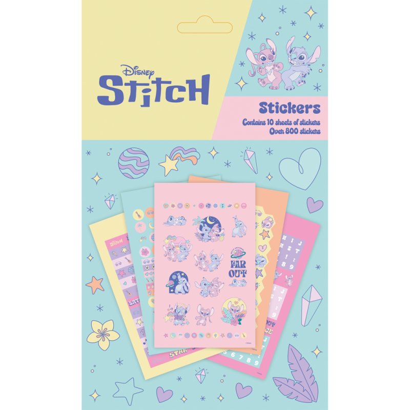 STITCH & ANGEL - Space Rocks - Pack de Stickers 800pc