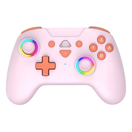 Subsonic - Manette Switch / Switch Oled sans fil – Manette pour Switch avec LED, vibrations et gyroscope – Rose