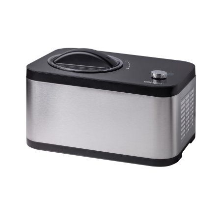 Unold 48826 Eismaschine & Joghurtbereiter EVA Compresseur pour sorbetière 1,5 L 120 W Noir, Acier inoxydable