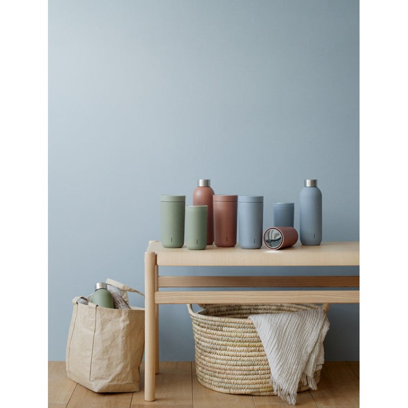 Stelton Keep Cool vacuum flask 0.6 L Rust colour