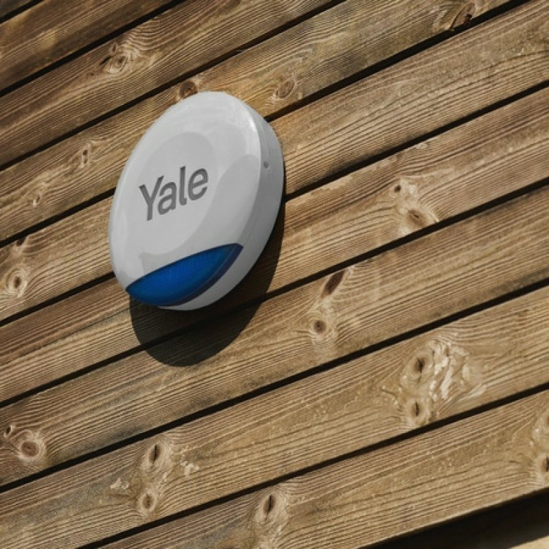 Yale Outdoor Siren Sirène sans fil Extérieure Bleu, Gris