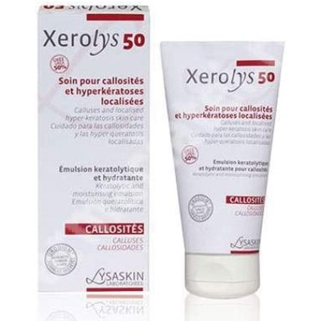 XEROLYS 50 Healing Urea Cream 50% for Dry Skin of Knees, Elbows, Feet, Psoriasis