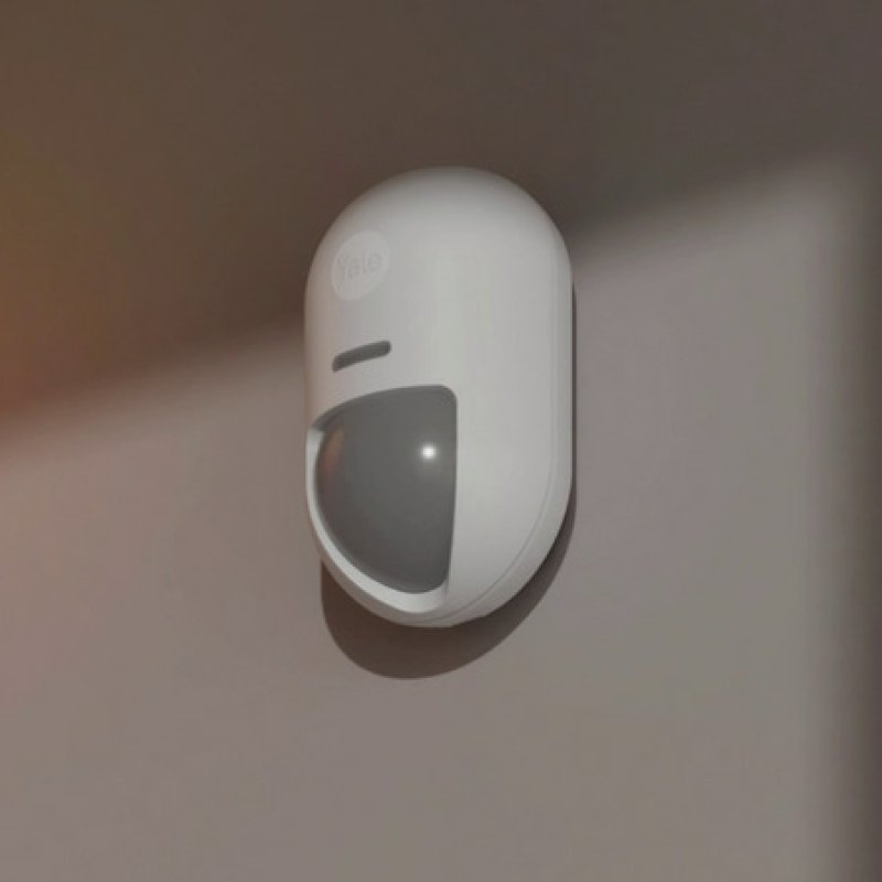 Yale Indoor Motion Sensor Infrared sensor Wireless Wall White