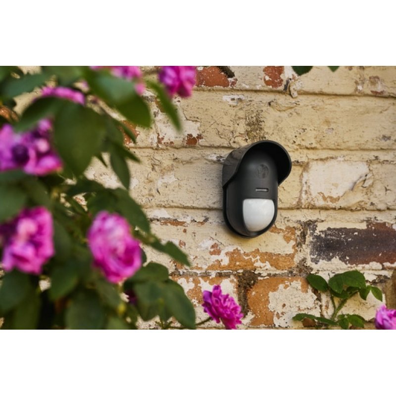 Yale Outdoor Motion Sensor Infrared sensor Wireless Wall Black