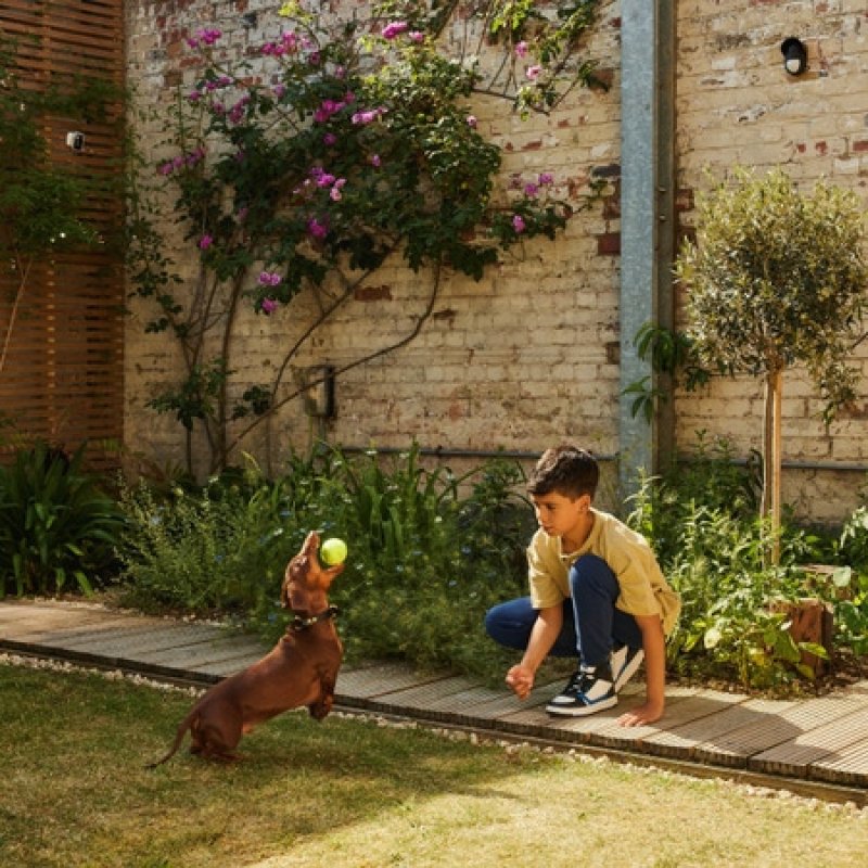 Yale Outdoor Motion Sensor Infrared sensor Wireless Wall Black