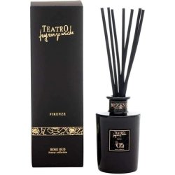 TEATRO FRAGRANZE UNICHE Firenze Luxury Collection Rose Oud Home Fragrance 100ml with Sticks Made in Italy
