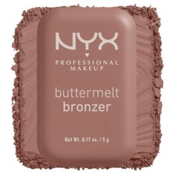 NYX PROFESSIONAL MAKEUP Matte Buttermelt Bronzer Longwear Face Makeup Vegan Formula All Butta'd Up 02 0.17 Ounce