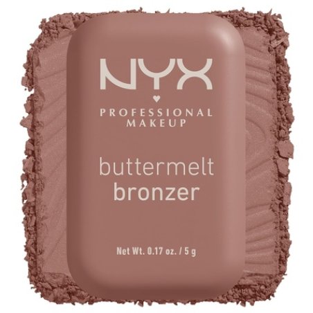 NYX PROFESSIONAL MAKEUP Matte Buttermelt Bronzer Longwear Face Makeup Vegan Formula All Butta'd Up 02 0.17 Ounce