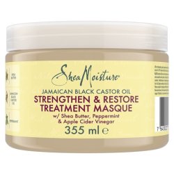 SheaMoisture Jamaican Black Castor Oil Hair Mask Strength & Restore Treatment 355ml