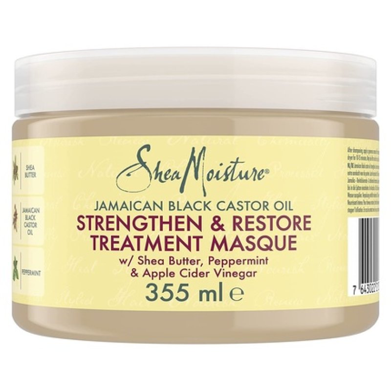 SheaMoisture Jamaican Black Castor Oil Hair Mask Strength & Restore Treatment 355ml
