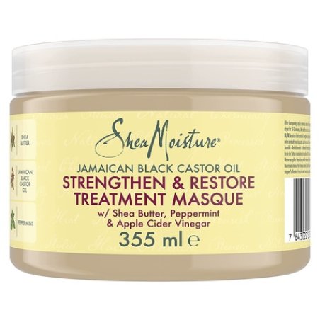 SheaMoisture Jamaican Black Castor Oil Hair Mask Strength & Restore Treatment 355ml