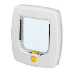 Ferplast - Dog & Cat Door Swing 3 4way - White