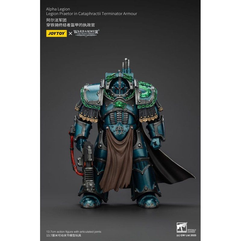 Warhammer The Horus Heresy figurine Alpha Legion Legion Praetor in Cataphractii Terminator Armour 18 cm